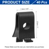 sourcing map 40 Pcs Shelf Bracket Clips, Cabinet Shelf Clips