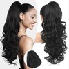 Ponytail Extension 24 Inch Claw Clip in Ponytail Extension for