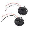 TOPKU One Pair OE-Spec H7 Bulb Socket Retainer Holder Adapters