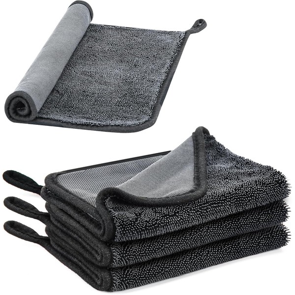 Yizhet Pack of 3 Microfibre Cloth, Shower, Fast Dry Cloth,