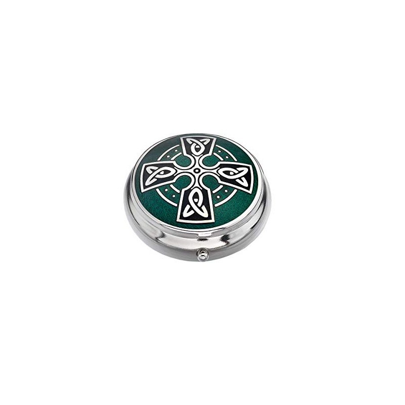 Pill Box (standard size) in a Celtic Cross Design in