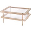 Cedilis Set of 2 Stackable Wood Pasta Herb Drying Rack,
