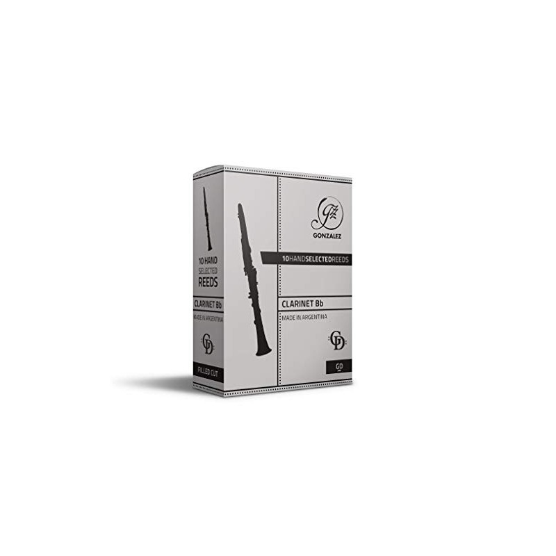 GONZALEZ GD Bクラリネットリード ファイルドカット [3] 10枚入り