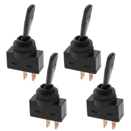 The Lord of the Tools Pack of 4 ASW-13D Car Toggle Switch Car 2-Pin Toggle Ignition Switch 2-Position Self-Locking Toggle Switch for Car Dashboard Light Switch