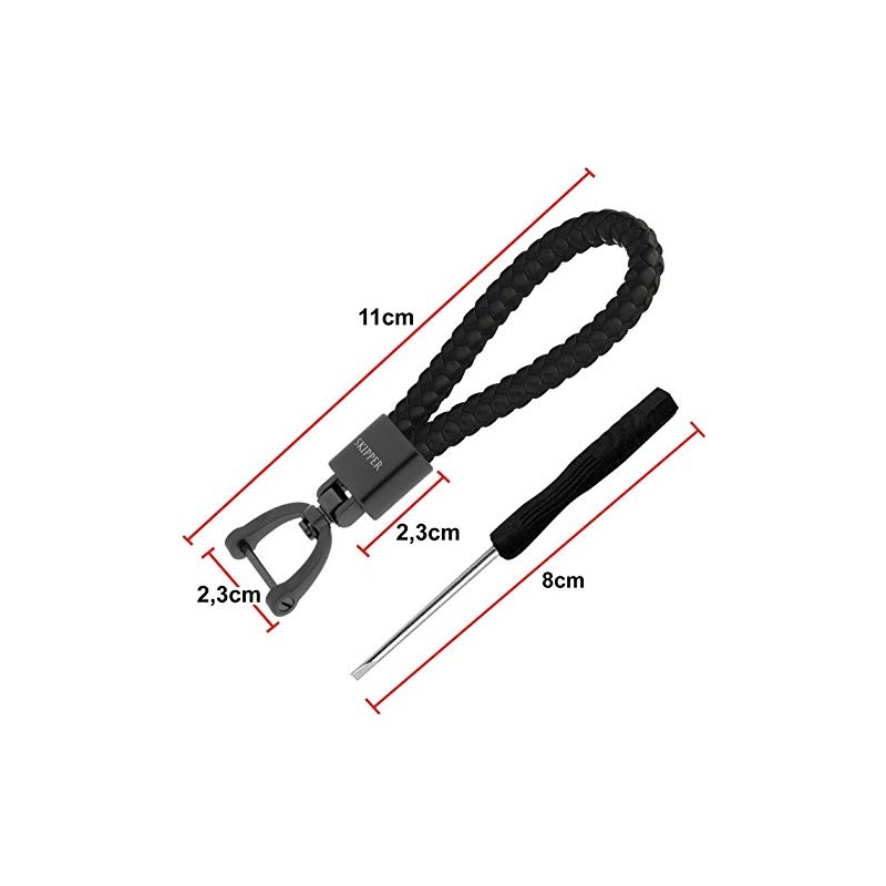 Skipper Imitation Leather Keyring Gift for Wife Husband Girlfriend Keyring