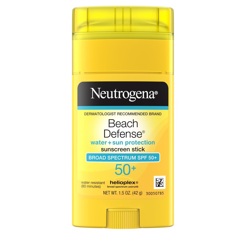 Protección solar de playa, de Neutrogena, Stick SPF 50+