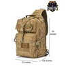 Coolton Tactical Sling Bag, Shoulder Army Molle Daypack, Hiking Hunting