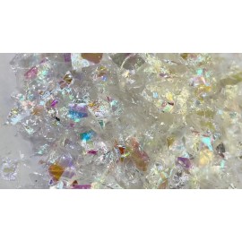 "Snow Flake" Opal Glitter Shards