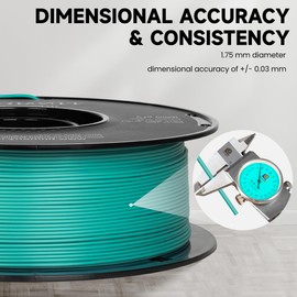 TINMORRY PLA Filament 1.75mm, Rapid PLA 3D Printer Filament, Neatly Wound PLA Filament, Dimensional Accuracy +/-0.03mm, Fit Most FDM 3D Printers, 1KG Spool (2.2 lbs), Warm Yellow