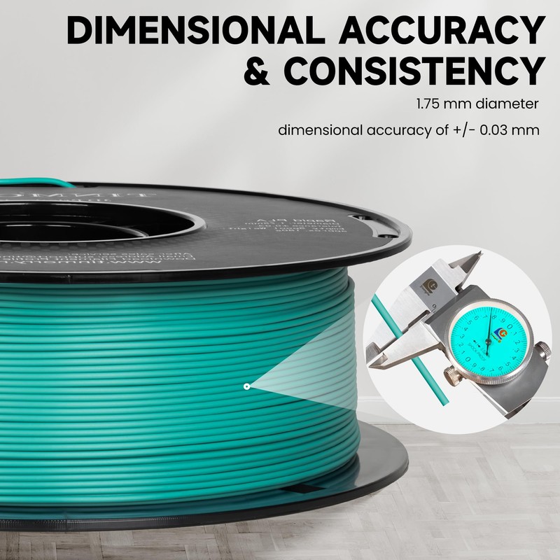 TINMORRY PLA Filament 1.75mm, Rapid PLA 3D Printer Filament, Neatly