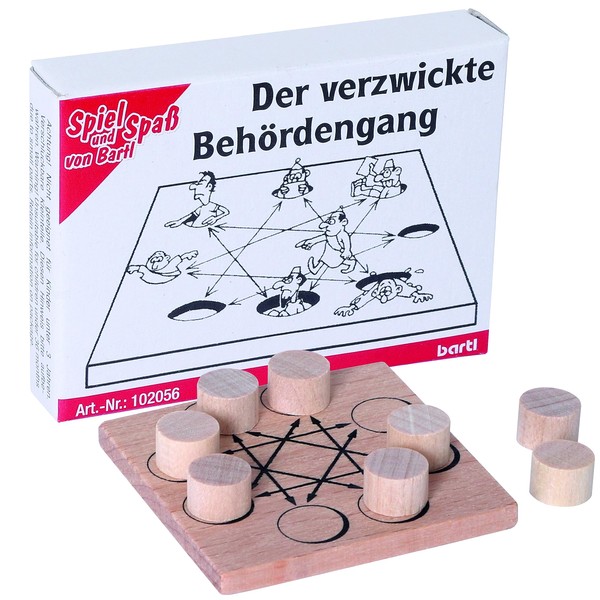 Bartl 102056 Mini Wooden Jigsaw Puzzle The Tricky Authority Walk