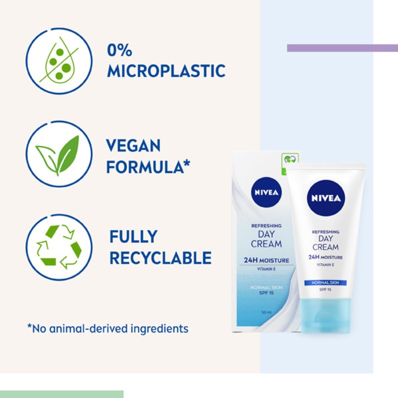 NIVEA NIVEA Light Moisturising Day Cream, Hydrating Face Cream with