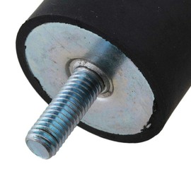 Rubber Mounts Shock Absorber SENRISE 4PCS Anti-Vibration Isolator Double Male Thread Anti Vibration Boat Car Bobbin Damper (M8)