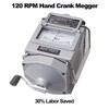 1000MΩ Megohmmeter, 120 RPM Hand Crank Megger, Portable Megger 1000V