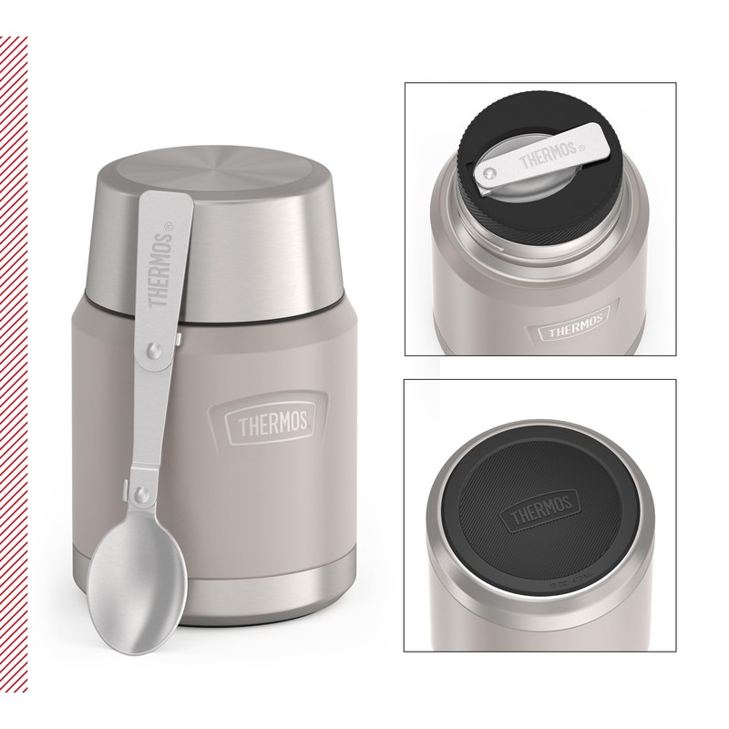 Thermos ICON Food Jar 0.47 L, Beige Matt Sandstone, Food