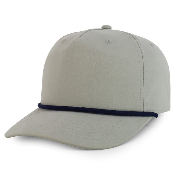 Trendy Apparel Shop 5 Panel Golf Snapback Cap with Contrasting
