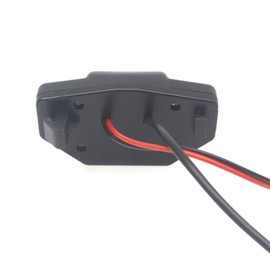 aSATAH AHD/CVBS Car Rear View Camera's Fisheye Lens License Plate Lamp-Camera with RCA Cable & Vehicle Camera for Honda CRV High-Definition/Odyssey New FIT Hatchback & Backup Camera (CVBS)