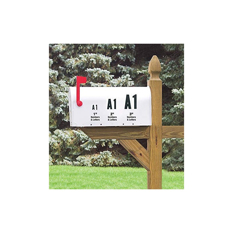 Hy-Ko Packaged Numbers & Letters, DIY Address Number Stickers for