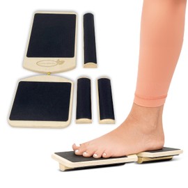 Single Leg Foot Board - Ankle & Foot Exerciser Strengthener, Physical Therapy for Sprained Ankles, Balance Board, Stretcher for Plantar Fasciitis