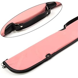 Funky Chalk Quality Thick Padded PINK Vinyl 2pc Soft Cue Case