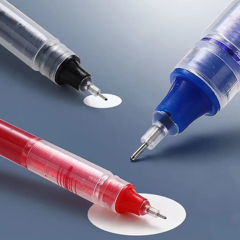 Gullor Liquid Ink Rollerball Pens, 0.5mm Fine Tip Quick-Drying Pens