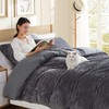 Hearth & Harbor Premium Flannel Duvet Cover Set - 3