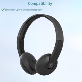 Uproar Earpads,HAIZEEN Earpads Compatible with Skullcandy Uproar Wireless Headphones Ear pads Replacement Cushion (Protein Leather/Memory Foam)