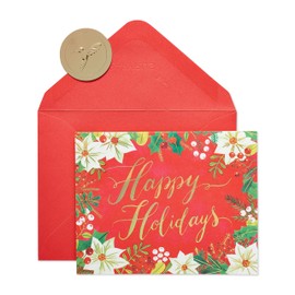 Papyrus Holiday Cards Boxed with Envelopes, Warmest Wishes of the Season, Happy Holidays (20-Count)