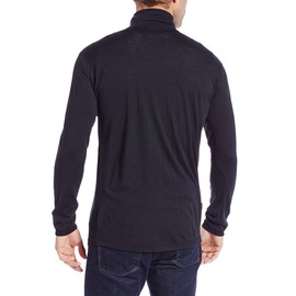 Minus33 Merino Wool 744 Woolverino Men's Micro 1/4 Zip Black Large