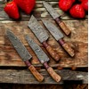 Wilson Roy Professional Kitchen Knives Custom Made Damascus Steel 5
