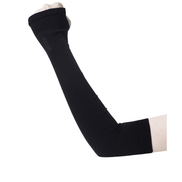 Arm Cover for Kids with Fingers (Black, 1)