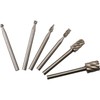 Micro HSS Burr Set for Rotary Tools with 3.17mm Chuck