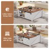 SEDETA 31.5" Lift Top Coffee Table with Storage, Square Coffee