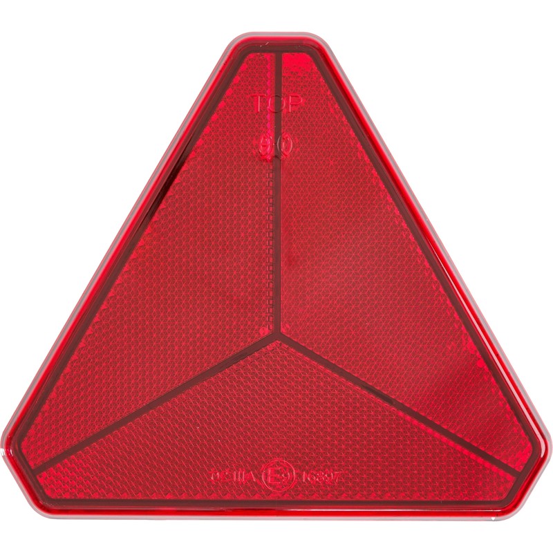 Pendant Reflector Triangles, Pack of 2, in Red, for Gluing,