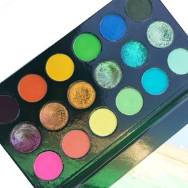 SZDYM 18 color eyeshadow palette,vegan eye shadow with special colors eyeshadow cosmetic Matte duochrome eyeshadow (make up-1)