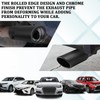 Car Exhaust Tips Muffler Tip Chrome Exhaust Tips, 2.5" Inlet