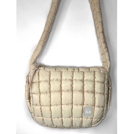 Classic Puff Iris Bag (#24230) Beautiful and Spacious:_Beige