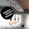 Rybtd Pack of 4 Ceiling Light Bracket 105 mm Pendant
