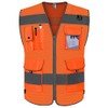 TCCFCCT Mesh High Visibility Vest With 9 Pockets - Hi