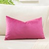 Artscope Luxury Velvet Cushion Covers Decorative Lumbar Pillowcases Soft Solid