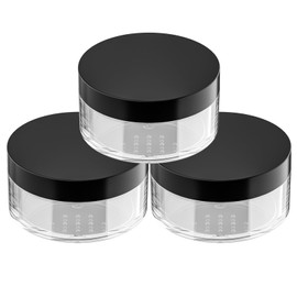 旅行用 ルースパウダーコンテナ 4個セット（10ml/30g）回転式シフター付き 耐漏れ設計