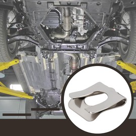 Create idea 10pcs Clevis Clip Fastener for Pin Diameter M6 Nickel 65 Manganese Speed Fasteners Clips Clamp U Nut Clips Screw(14.2x11.3x6mm)