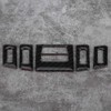 Vent Cover Trims, Qiilu Carbon Fibre Car Interior Air Conditioning