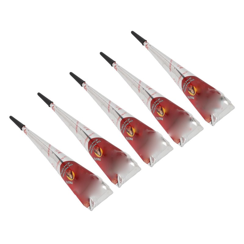 12pcs 25g Temporary Tattoo Paste Cone Shaped Lasting 5 to