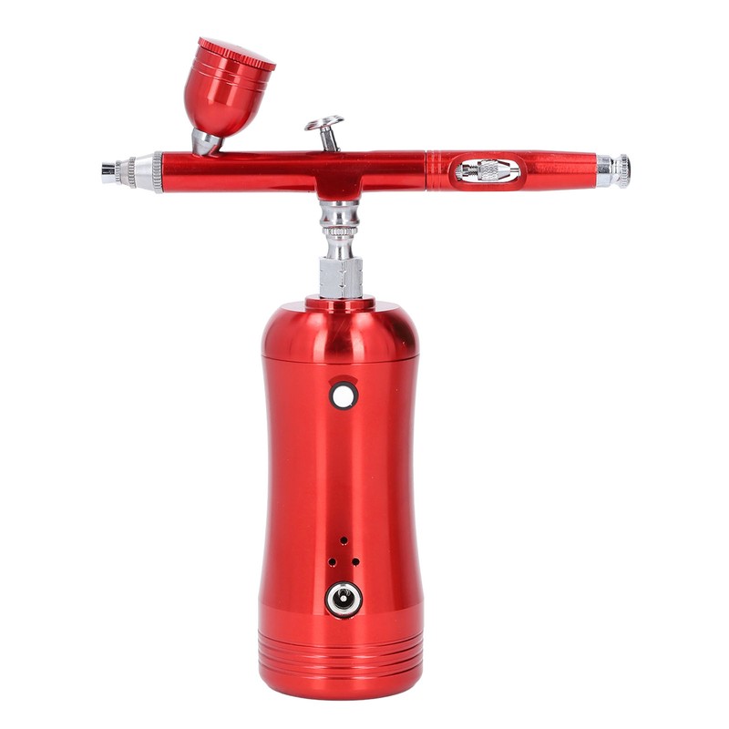 Auto Cordless Airbrush Kit Rechargeable Handheld 17.4psi Compressor for Nails