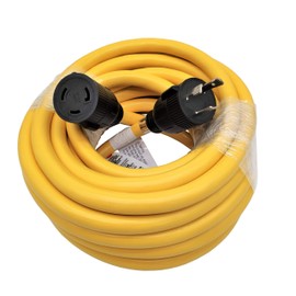 Parkworld NEMA L5-30 Extension Cord, Generator Locking 3-Prong, 30 AMP, 125 Volts, 3750 Watts (36FT)
