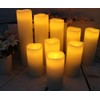 Vinkor Flameless Candles Battery Operated Candles Real Wax Pillar LED