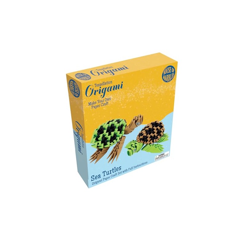 House of Marbles Turtles Origami Paper Craft Set