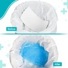 Oumee 120 Count Absorbent Commode Pads for Bedside Commode Bucket,