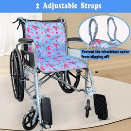 MatFirsmo Waterproof Chair Pads for Incontinence, Reusable Washable Wheelchair Pads for Seat with Handles, Highly Absorbent Wheelchair Cover for Adults and Elderly 35.4" x 19.68"